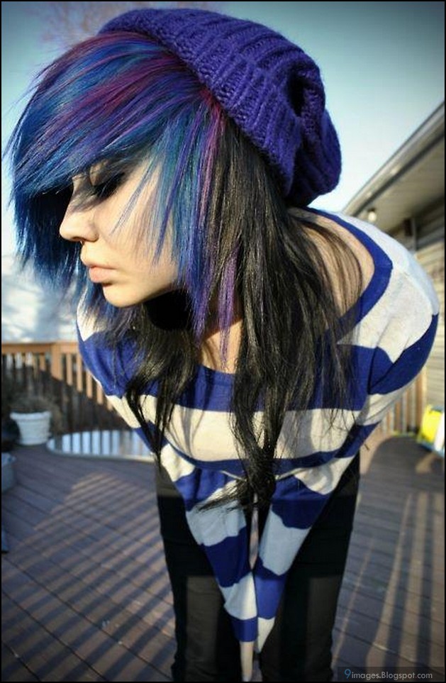9 Images: emo-girl, hair-style, cute