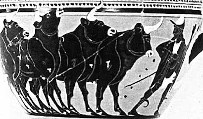 Hermes steals Apollo's cattle