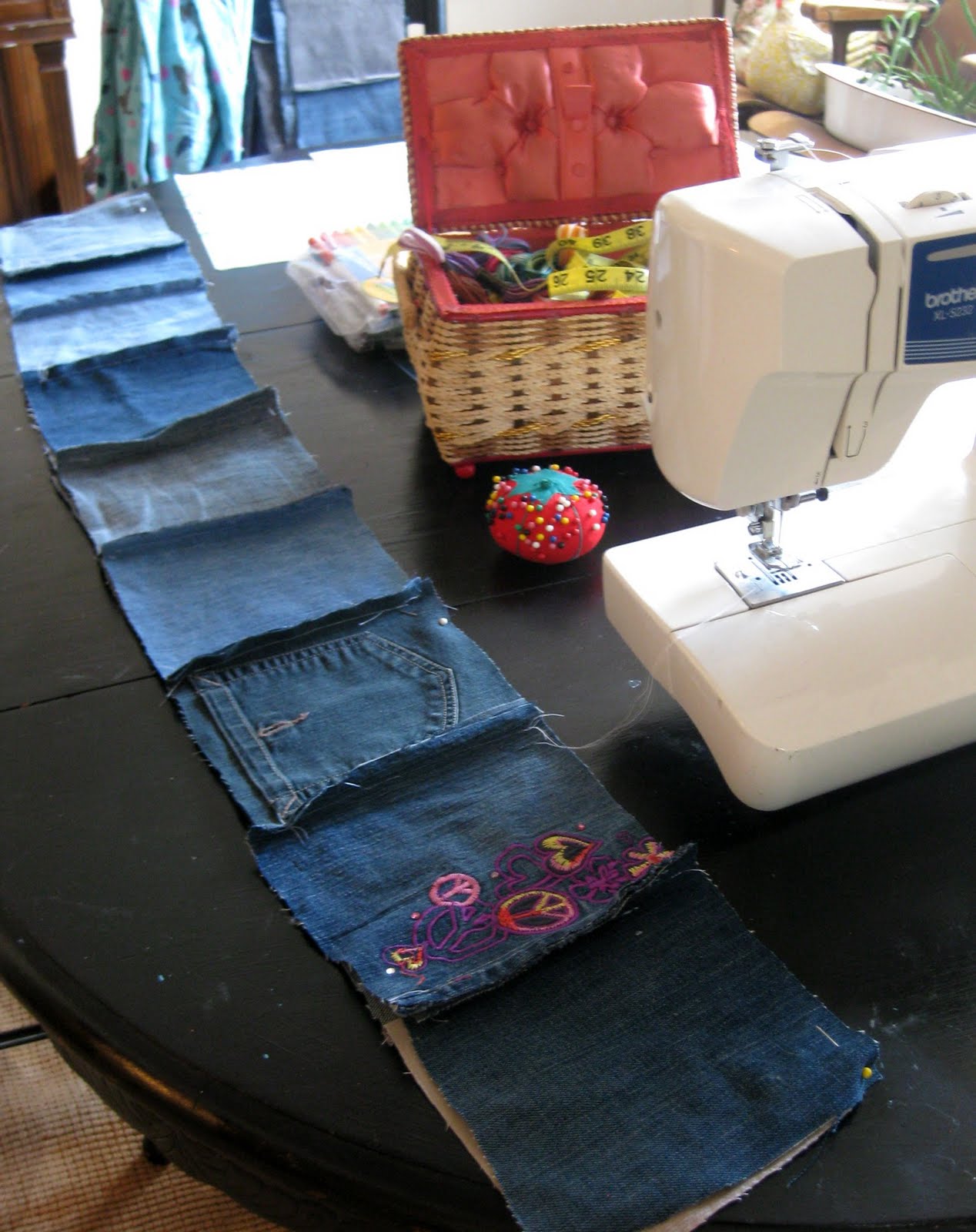 Gypsy Meadows Making a Blue Jean/Denim Quilt The Easy Way?