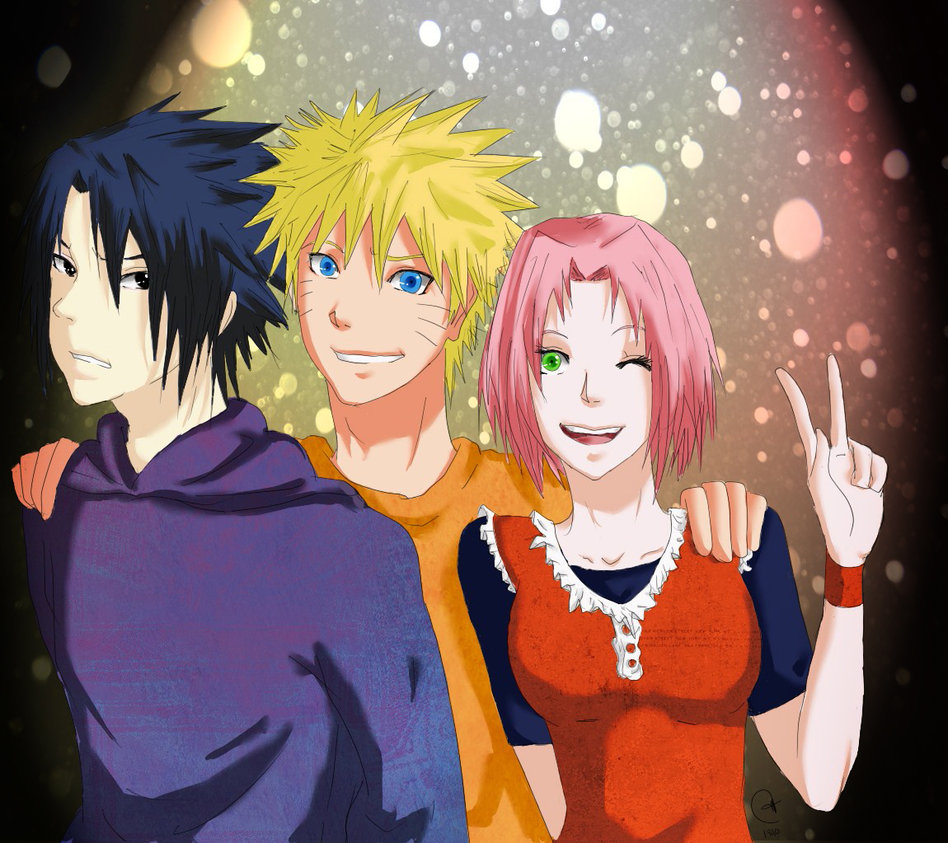 Gambar Naruto Sasuke Dan Sakura Tim 7 Gambar Kata Kata