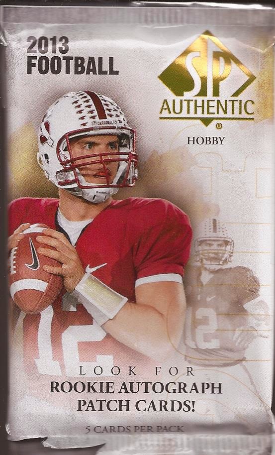 A Pack To Be Named Later 2013 Upper Deck SP Authentic football