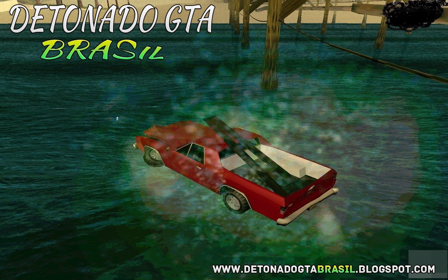 GTA San Andreas - Cadê o Game - Andando de baixo d'água