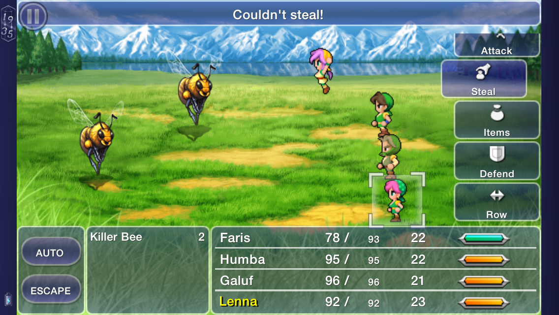 Humbabella S Gamery Final Fantasy V Stealing Algorithm