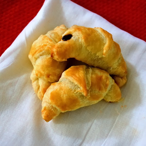 Happily Spiced Crispy Crunchy Chocolate Croissants