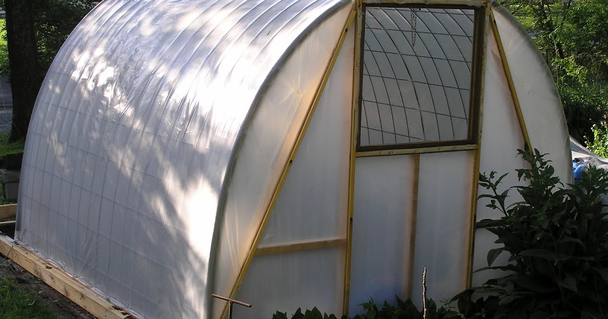 4 acres and a stream More on the hoop house