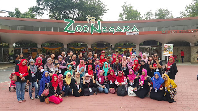 Kelab Blogger Ben Ashaari  Blogger's Day di Zoo Negara