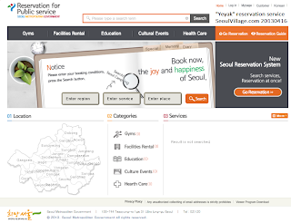 Seoul's yeyak reservation for public services