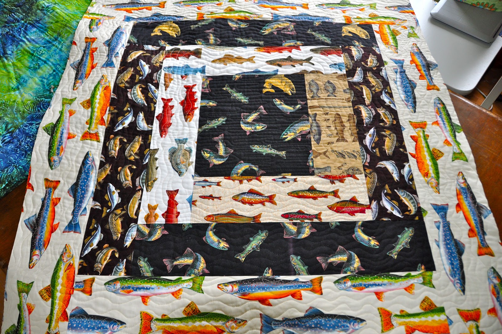 LuAnn Kessi Gone Fishing......Baby Quilt