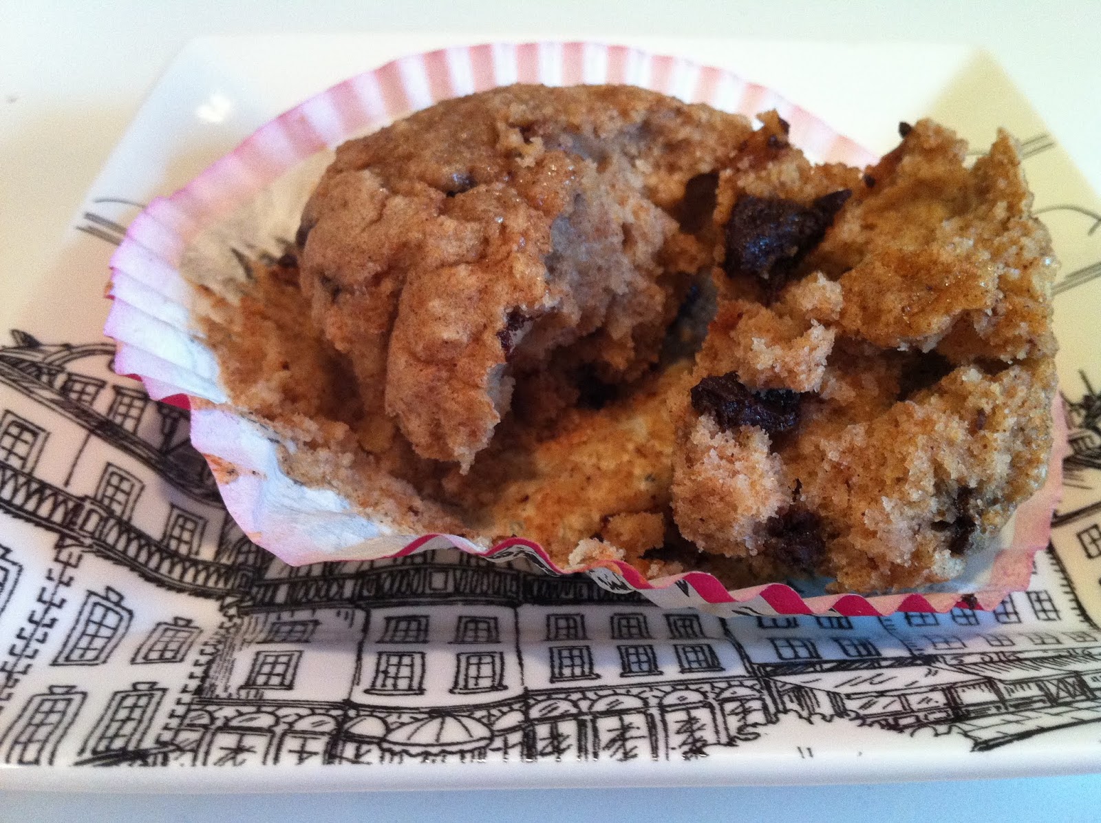 Whole Wheat Oatmeal Chocolate Chip Muffins Amy's Balancing Act