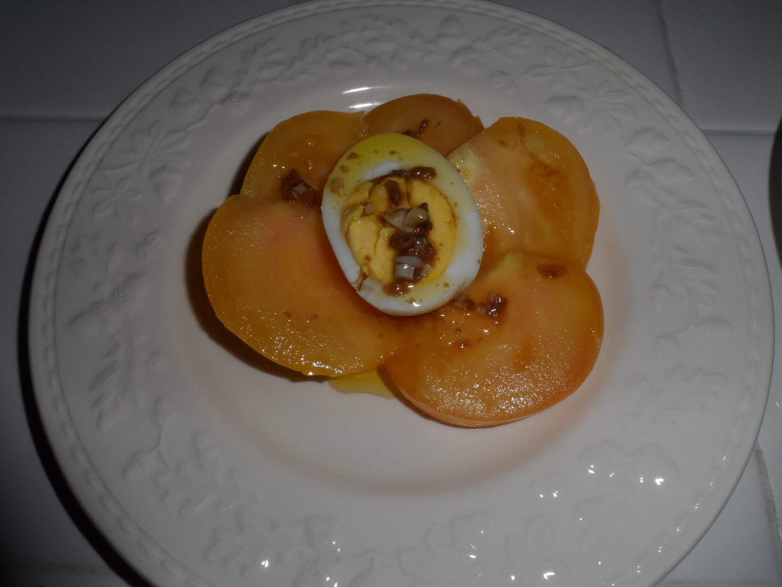 Heirloom Tomato Salad with Anchovy Dressing Cook With Zee