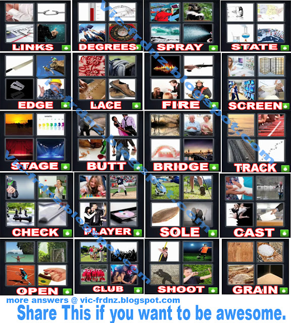 What's The Word 4 Pics 1 Word New Levels Answers (184 - 200)