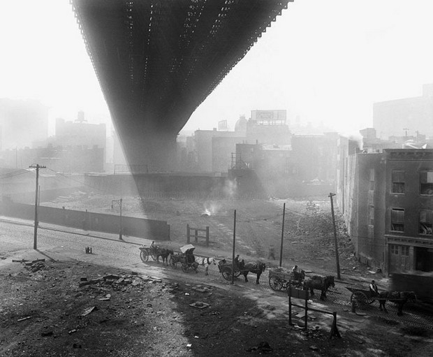 Beneath the Brooklyn Bridge