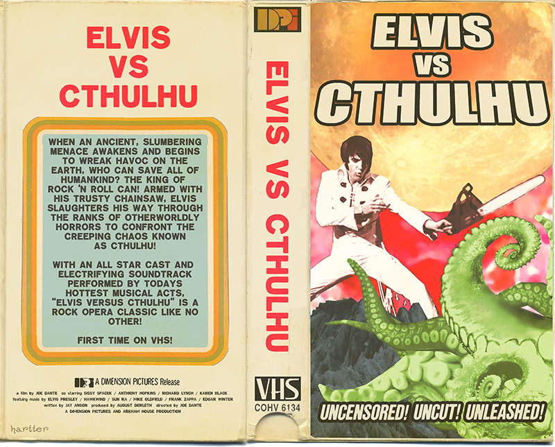 HARTTER ELVIS VS CTHULHU VHS