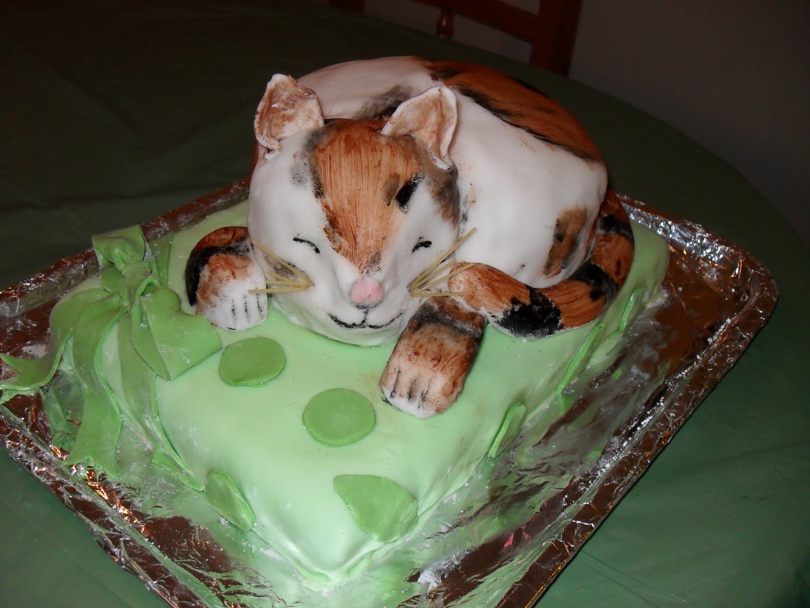 Novelty Cake Designs How to make a Cat Cake