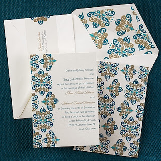 Damask Wedding Invitations