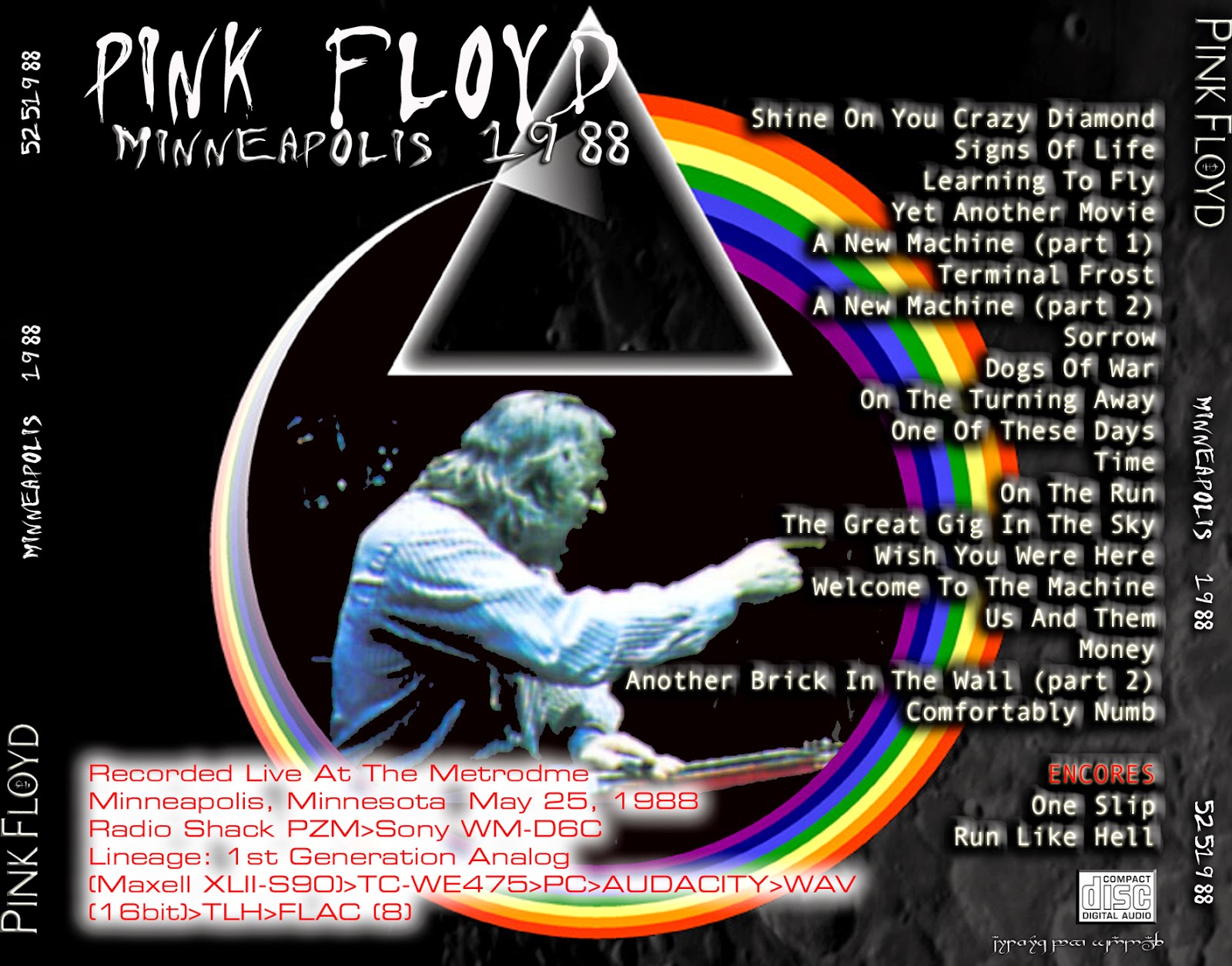World Of BOOTLEGS BOOTLEG Pink Floyd Metrodome, Minneapolis, 24