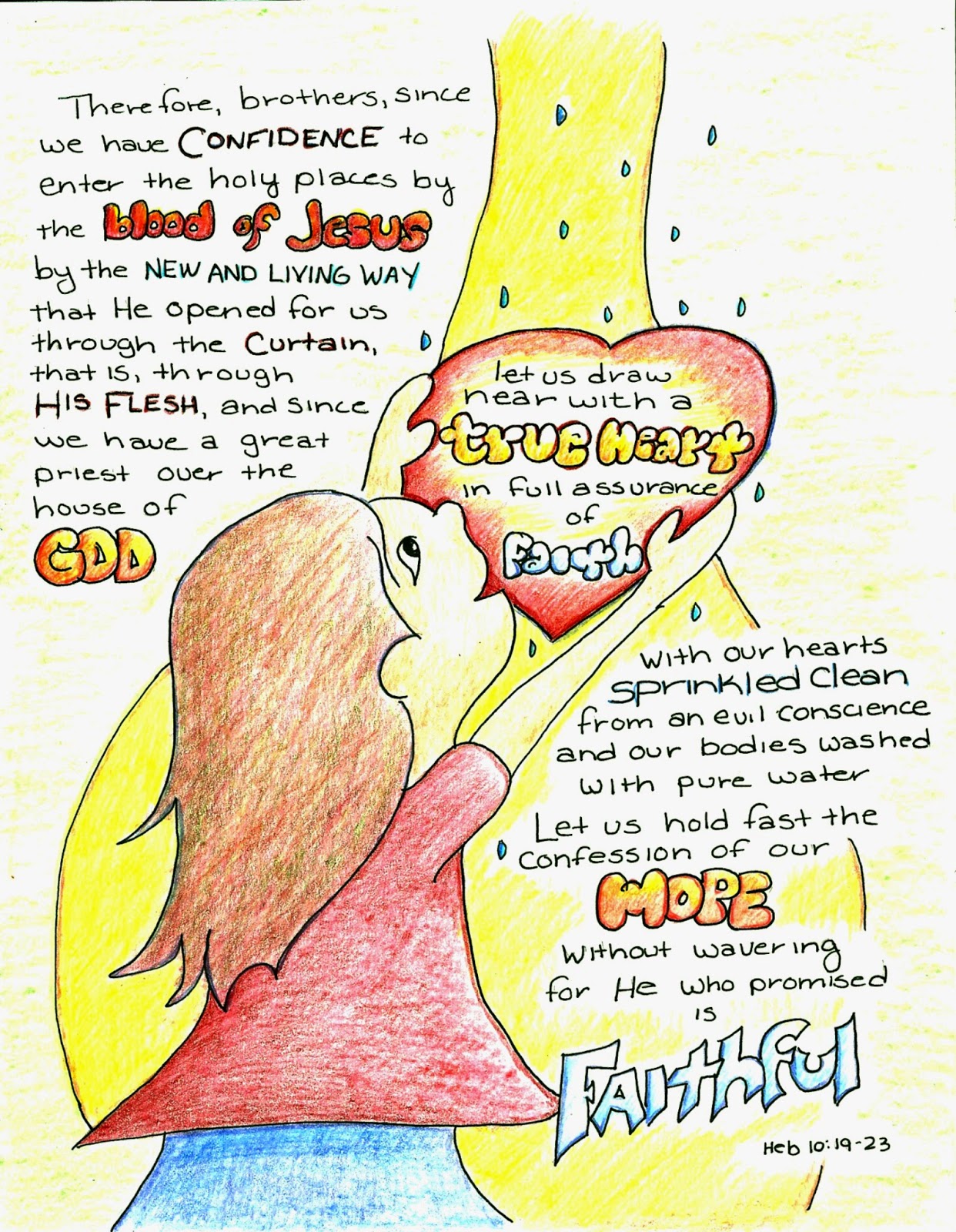 Doodle Through The Bible Tmd Week 4 Hebrews 10 19 23