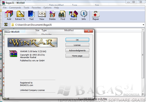 WinRAR Final Full Version winrar full crack bagas31