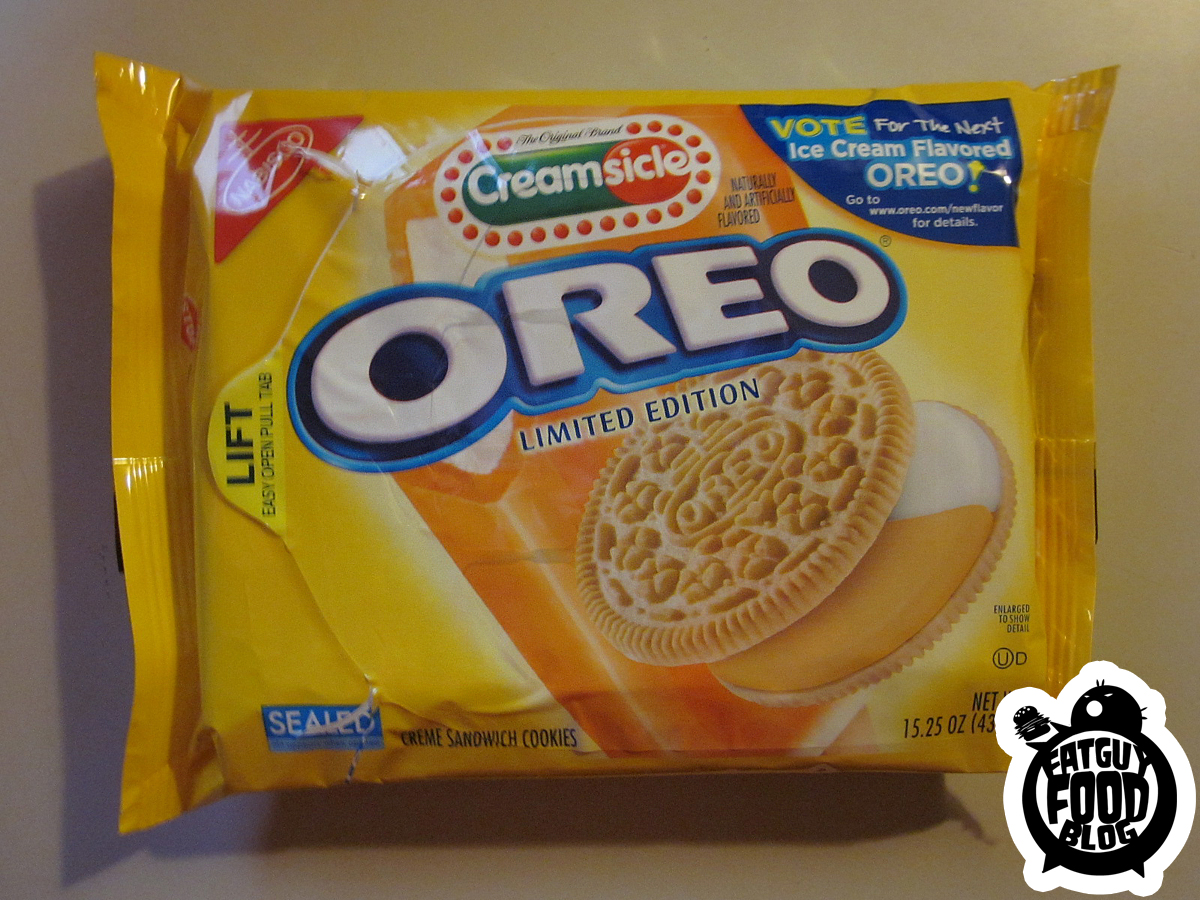 FATGUYFOODBLOG Limited Edition Creamsicle Oreos!!