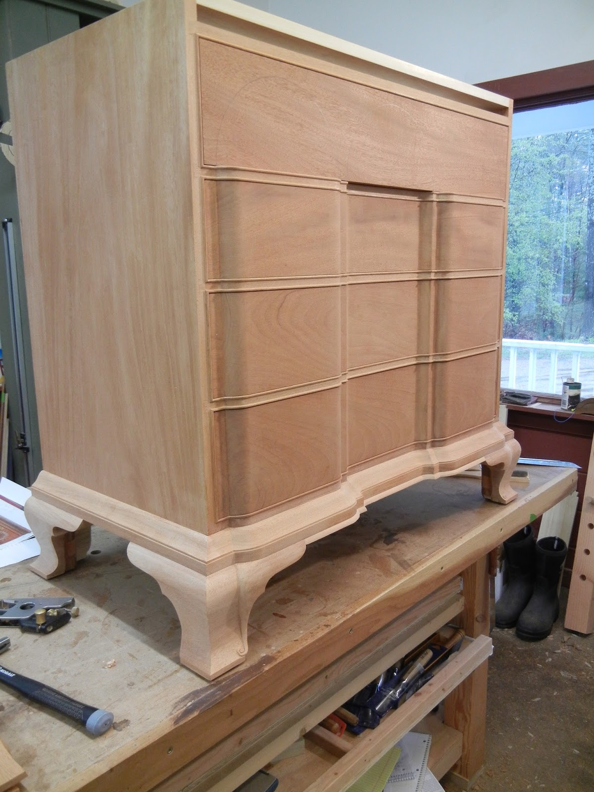 Doucette and Wolfe Fine Furniture Makers Chippendale Chest of Drawers