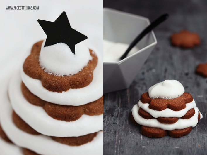 Plätzchen Tannenbaum aus Keksen / 3D Keks Bäumchen Nicest Things