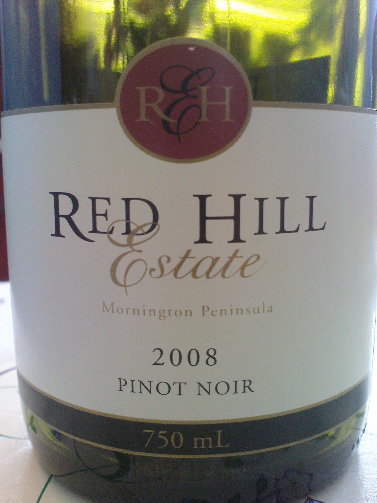 WINE IN SWEDEN TN Red Hill Estate Pinot Noir 2008, Red Hill Estate