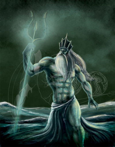 God Poseidon Image, Artwork and Illustration God Poseidon Image, Artwork and Illustration
