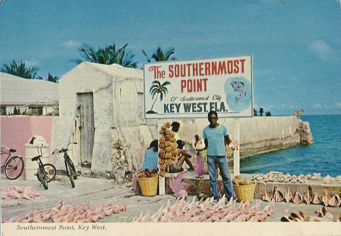 Vintage Travel Postcards Key West, Florida