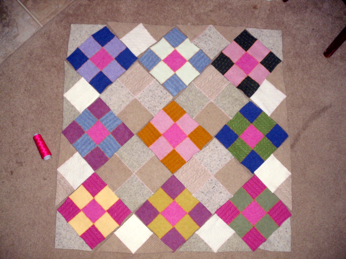 Finish Something Already Recycled wool blanket