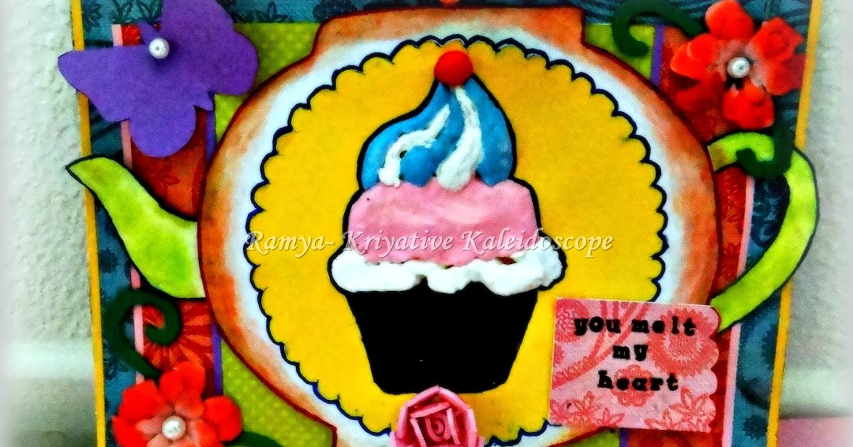 KRIYATIVE KALEIDOSCOPE ICE CREAM GREETING CARD