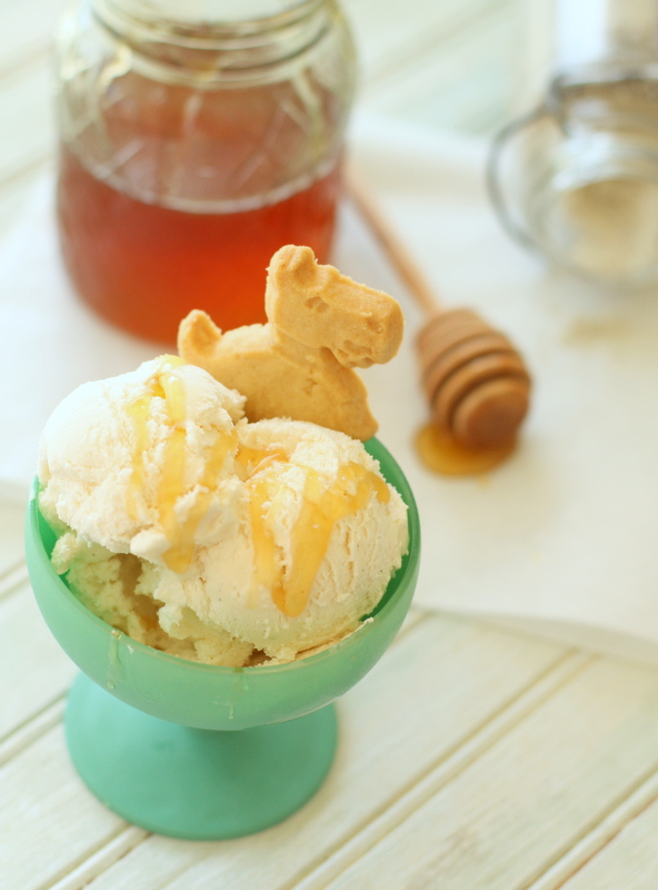 Half Baked Walkers Scottie Shortbread and Honey Sea Salt Ice Cream