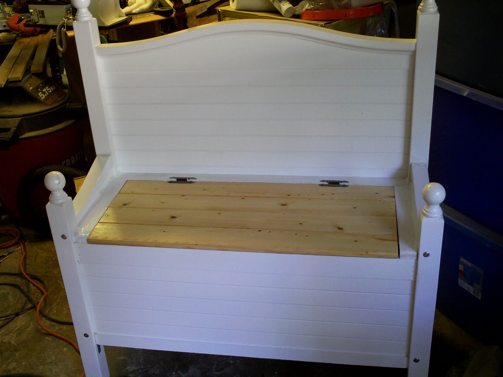 Super Handyman Dave TWIN BED MADE INTO A BENCH STEP 3