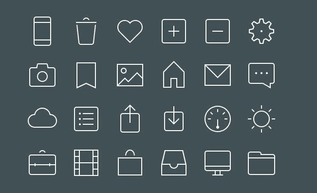Tab Bar Icons PSD Tab Bar Icons PSD