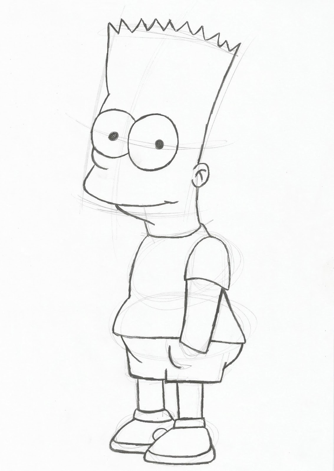 como desenhar bart simpson ranimaart