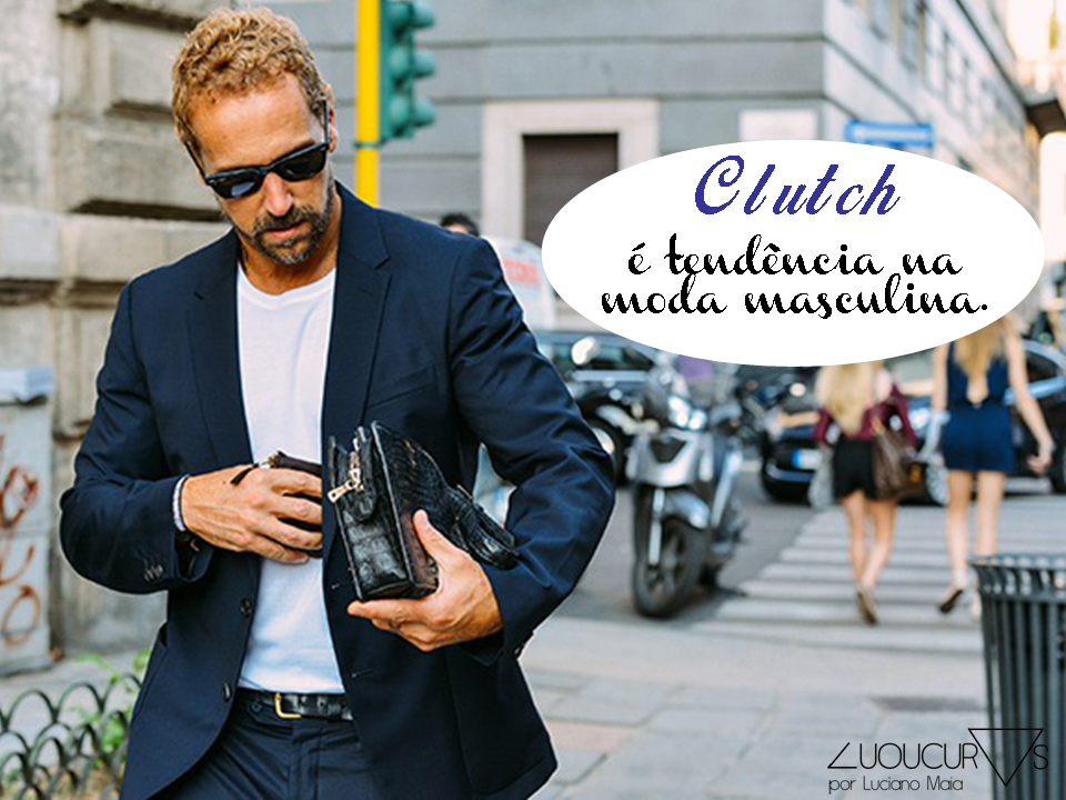 clutch bolsa masculina