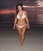 Kim Kardashian bikini at Miami beach