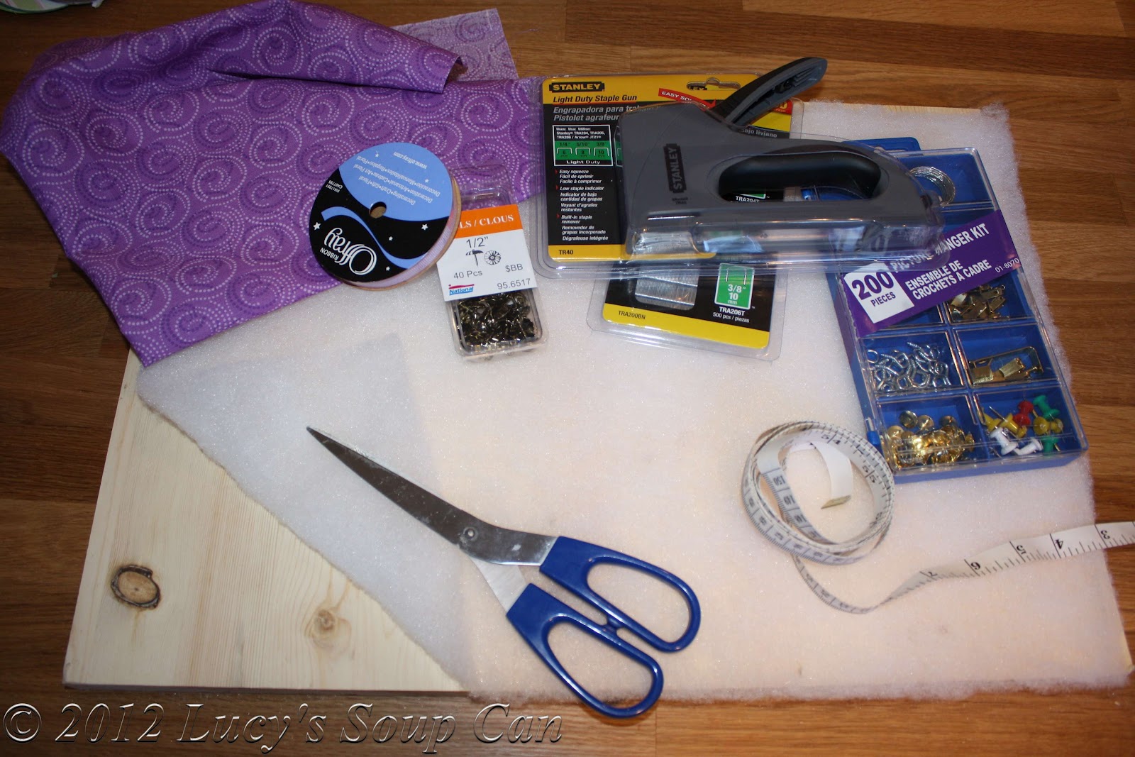 Lucy's Soup Can DIY Photo Board