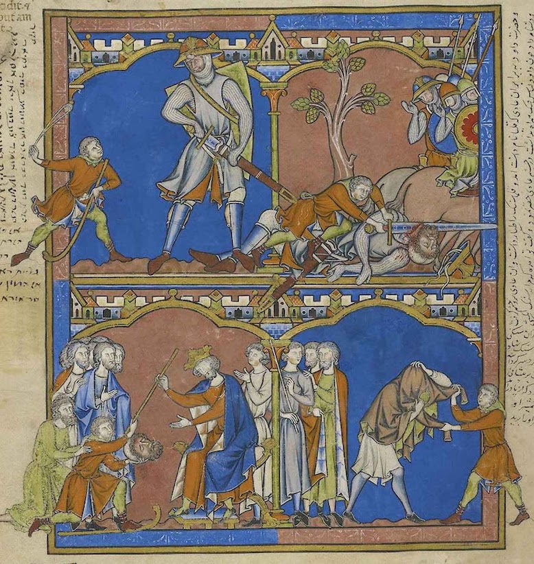 A luta de Davi e Golias, Bíblia dos Cruzados. A luta de Davi e Golias, Bíblia dos Cruzados.