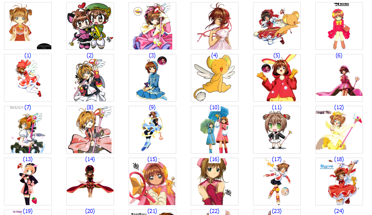 Mega Packs Renders de Anime Sakura+card+captor