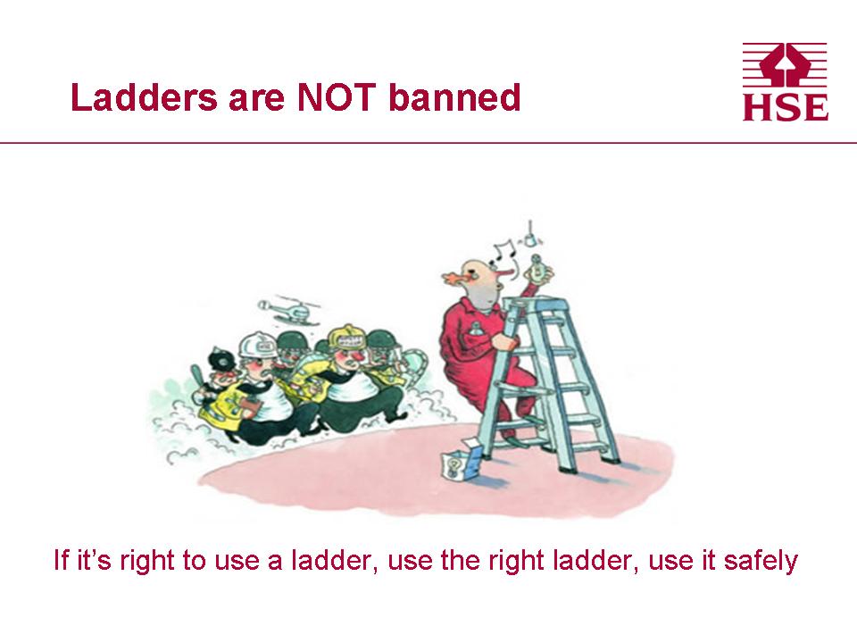 Safety Update Are Ladders Banned? The Up and Under Group