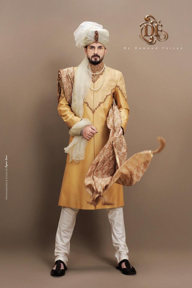 Dawood faizan kurta and sherwani collection 2012 for mens  kurta and
