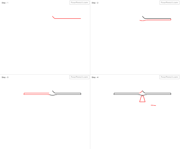 How to draw Helicopter easy steps - slide 4