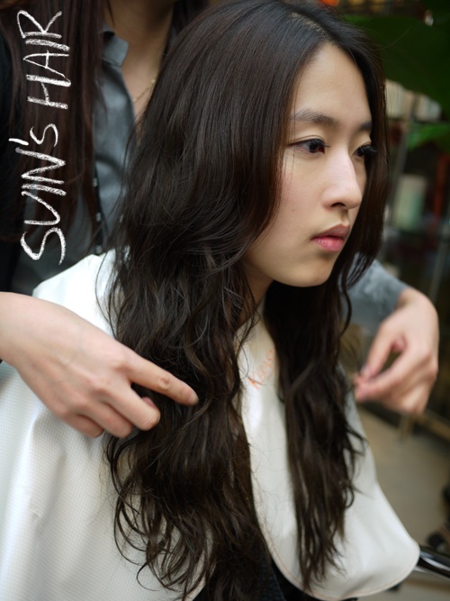The hair extensions treatment in Korea SUINstyle Hair Salon in Seoul
