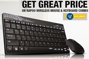 Rapoo Wireless Keyboard & Mouse Combo: Extra Rs.50 Off – starts Rs.449 @ Flipkart