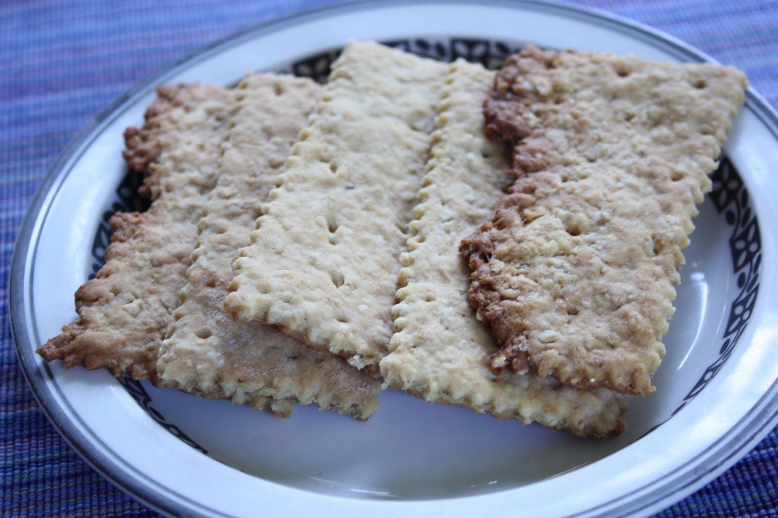 Kathleen's Baking Adventures Swedish Oatmeal Hardtack TWD Baking