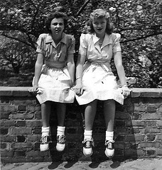 Cheerleaders Wearing Saddle Shoes Cheerleaders Wearing Saddle Shoes