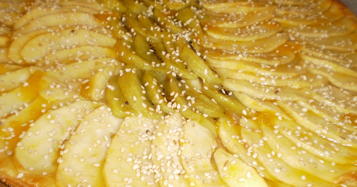 COCINA SIN TONTERIAS: Hojaldre de manzana y kiwi