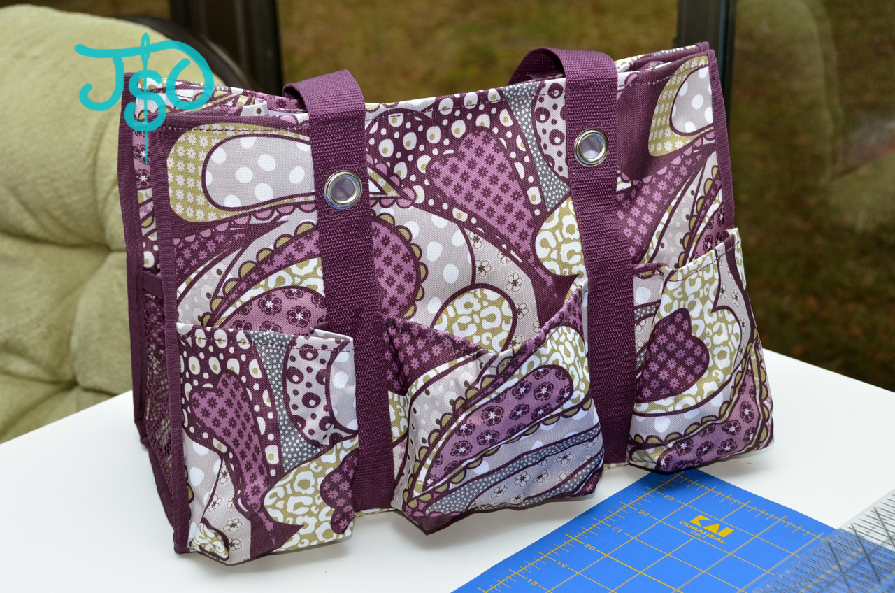 JustSewOlivia ThirtyOne Utility Tote Liner Sew Along Part 4 Attach