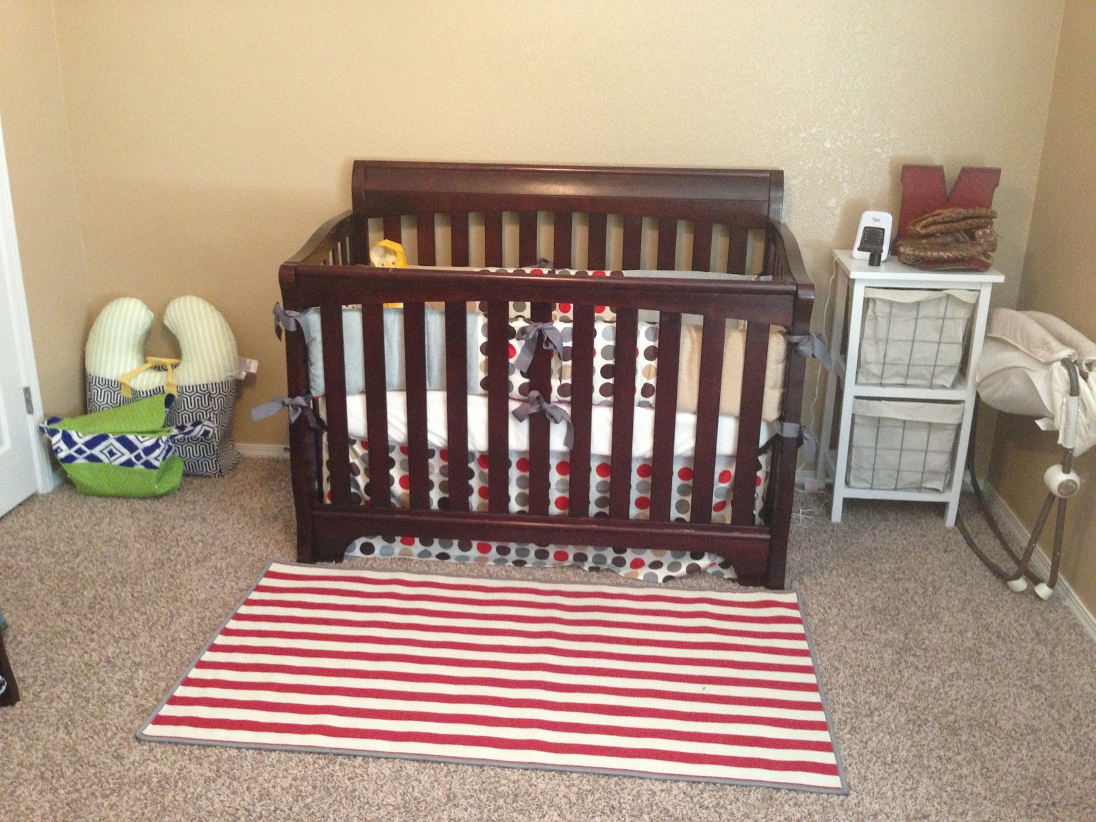 Vintage Baseball Nursery Keeping up with Cora