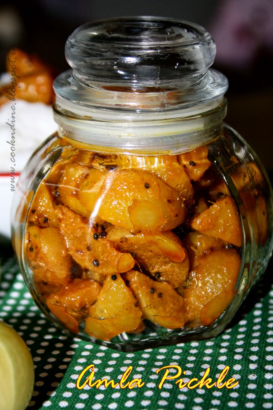 CooknDine.... Nellikai Urukai/Gooseberry Pickle/Amla Pickle